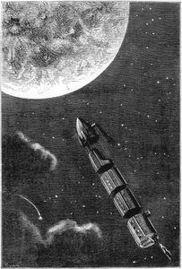 Jules Verne 1828-1905, Van de aarde naar de maan, 1865