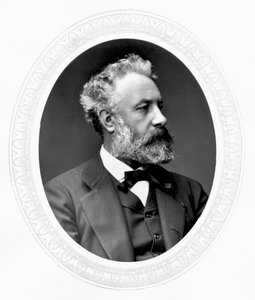 Jules Verne, Franse avonturen- en sciencefiction schrijver, ca. 1880 door Unbekannt
