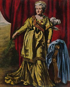 Keizerin Catharina II van Rusland 1729-1796 - Schilderij van Lewitzky, 1934 door Unbekannt