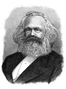 Karl Marx, 19e-eeuwse Duitse politieke, sociale en economische theoreticus door Unbekannt