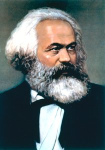 Karl Marx, Duitse sociale, politieke en economische theoreticus door Unbekannt