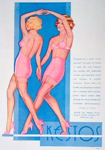 Kestos lingerie advertentie, 1935 door Unbekannt
