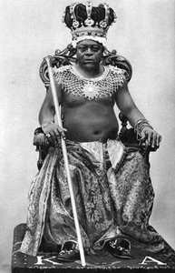 Koning Archibong II van Gambia, Afrika, 1922 door Unbekannt
