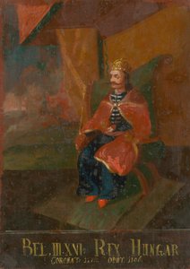 Koning Bela III van Hongarije en Kroatië, eerste helft van de 18e eeuw door Unbekannt