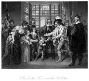 Koning Karel I en zijn kinderen