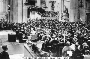 Zilveren jubileum van koning George V, Londen, 6 mei 1935 door Unbekannt