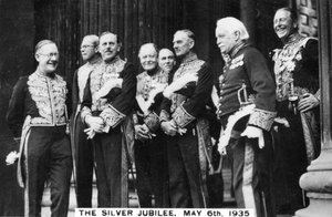 Zilveren jubileum van koning George V, Londen, 6 mei 1935 door Unbekannt