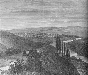 King Williams Town, vanaf nabij het Aquaduct, ca. 1880