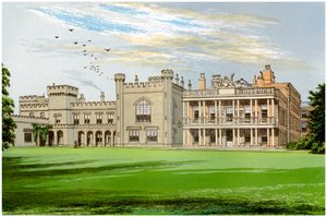 Knowsley Hall, Lancashire, huis van de graaf van Derby door Unbekannt