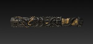 Kozuka Handvat, 1800s door Unbekannt