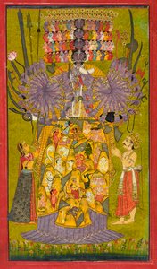 Krishna Vishvarupa door Unbekannt