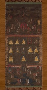 Kumano Heiligdom Mandala, begin 14e eeuw