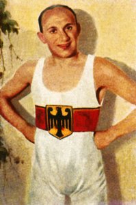 Kurt Leucht, Duitse bantamgewicht worstelkampioen, 1928 door Unbekannt