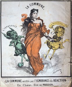 La Commune gestopt door de Onwetendheid en de Reactie, 1871 door Unbekannt