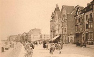 La Digue, De Promenade, ca. 1900 door Unbekannt
