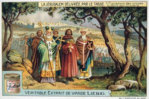 La Jerusalem deliveree par le Tasse, Processie van kruisen naar de Olijfberg, 19e eeuw