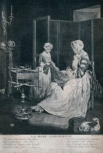 La Mere Laborieuse door Unbekannt