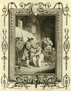 Lady Elizabeth Grey smeekt Edward IV om haar landerijen terug te geven, 1461, 1783 door Unbekannt