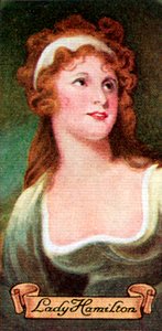 Lady Hamilton, uit een serie sigarettenkaartjes, 1935 door Unbekannt