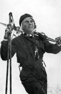Laila Schou-Nilsen, Noorse skiër, Olympische Winterspelen, Garmisch-Partenkirchen, Duitsland