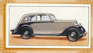 Lanchester 10 gestroomlijnde sedan, ca. 1936 door Unbekannt