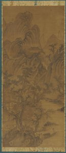 Landschap met boerderijgebouwen en figuren, 1368-1644