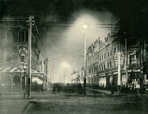 Launceston Bij Nacht Brisbane Street, 1901 door Unbekannt