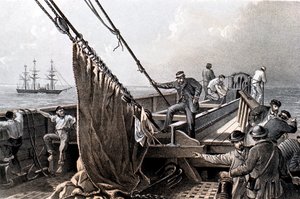 Het leggen van de trans-Atlantische telegraafkabel, 1865 1866