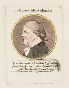 Le fameux Abbe Miaulan, ca. 1784