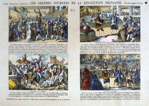 Les Grandes Journées de la Révolution Française, Revolutie van 1789, Frankrijk door Unbekannt