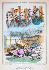 Les Infames, Parijse Commune, april 1871 door Unbekannt