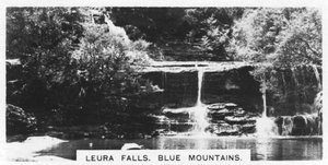 Leura Falls, Blue Mountains, Australië, 1928 door Unbekannt