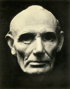 Levensmasker van Abraham Lincoln door Unbekannt