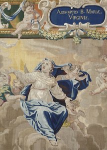 Leven van de Maagd: de Hemelvaart (Detail) door Unbekannt