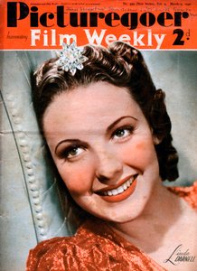 Linda Darnell 1923-1965, Amerikaanse actrice, 1940 door Unbekannt