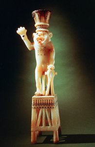 Leeuwenbeeldje uit het graf van Toetanchamon, 14e eeuw v.Chr.
