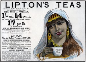 Liptons Thee advertentie, 1893 door Unbekannt