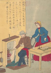 Levens van Grote Mensen van het Westen Taisei ijin den: James Watt 1736-1819, ca. 1870 door Unbekannt