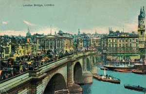 London Bridge, Londen, c1910 door Unbekannt