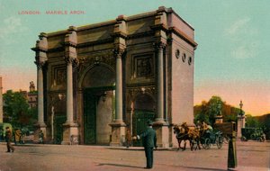 Londen, Marble Arch, ca. 1906 door Unbekannt