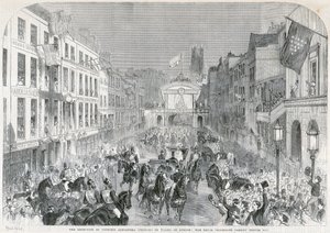 Londens welkom aan Prinses Alexandra, 1863