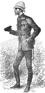 Lord Chelmsford, portret door een officier kort voor de Slag bij Ulundi, ca. 1880 door Unbekannt