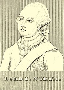 Lord F. North, 1732-1792 door Unbekannt