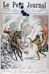 Het paardongeluk van Lord Kitchener, India door Unbekannt