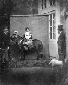 Louis Napoleon, Prins Imperial, op een pony, ca. 1860-1863