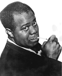 Louis Satchmo Armstrong, Amerikaanse jazz trompettist en zanger