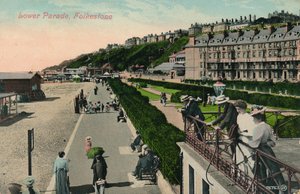 Lower Parade, Folkestone, eind 19e-begin 20e eeuw