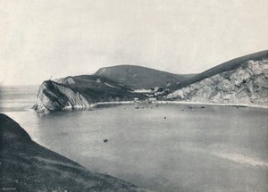 Lulworth - Lulworth Cove en dorp, 1895