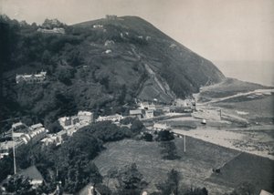 Lynmouth - De Heuvel, met Lynton erboven, 1895