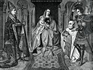 Madonna en Kind met kanunnik Joris van der Paele, 1436, 1870